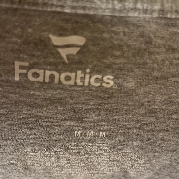 NFL Fanatics Mens Cleveland Wants It More 2020 Playoffs Tee Color Gray Size Med - Picture 3 of 4